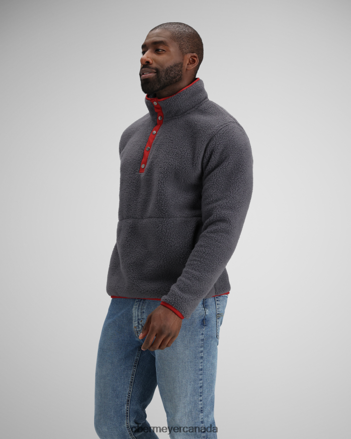 Obermeyer Men M Boulder Fleece PT4J459 Clothing Basalt