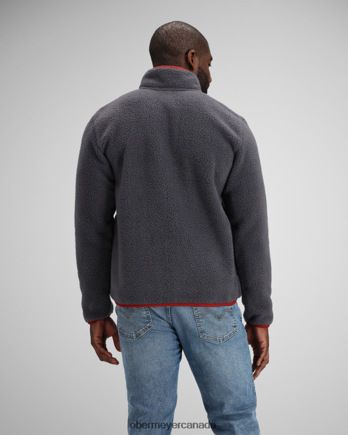 Obermeyer Men M Boulder Fleece PT4J459 Clothing Basalt