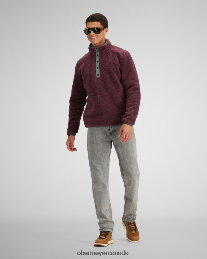 Obermeyer Men M Boulder Fleece PT4J460 Clothing Huckleberry