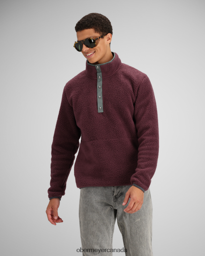 Obermeyer Men M Boulder Fleece PT4J460 Clothing Huckleberry