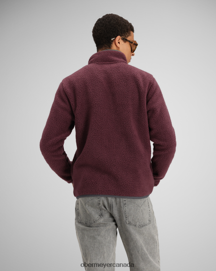 Obermeyer Men M Boulder Fleece PT4J460 Clothing Huckleberry