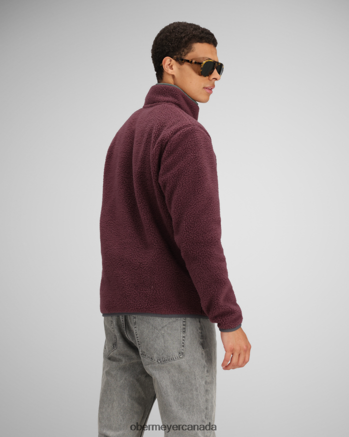 Obermeyer Men M Boulder Fleece PT4J460 Clothing Huckleberry