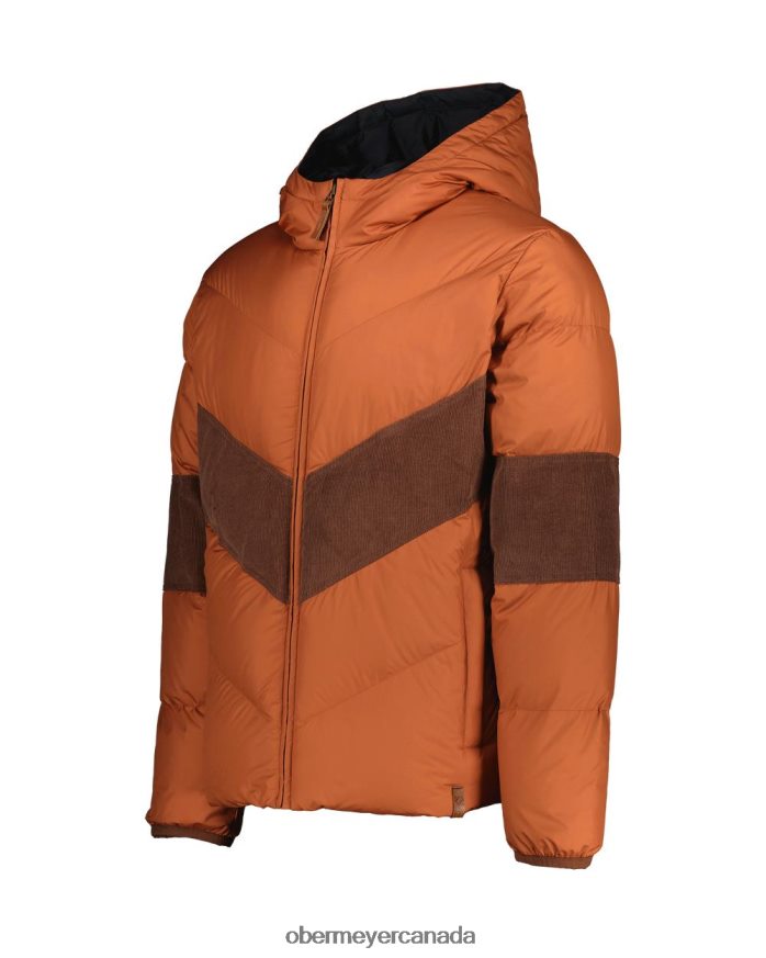 Obermeyer Men Breton Down Jacket PT4J487 Clothing Terracotta