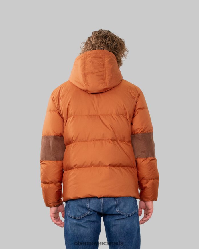 Obermeyer Men Breton Down Jacket PT4J487 Clothing Terracotta