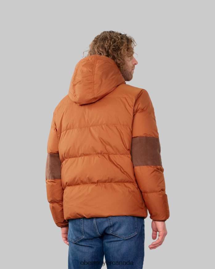 Obermeyer Men Breton Down Jacket PT4J487 Clothing Terracotta
