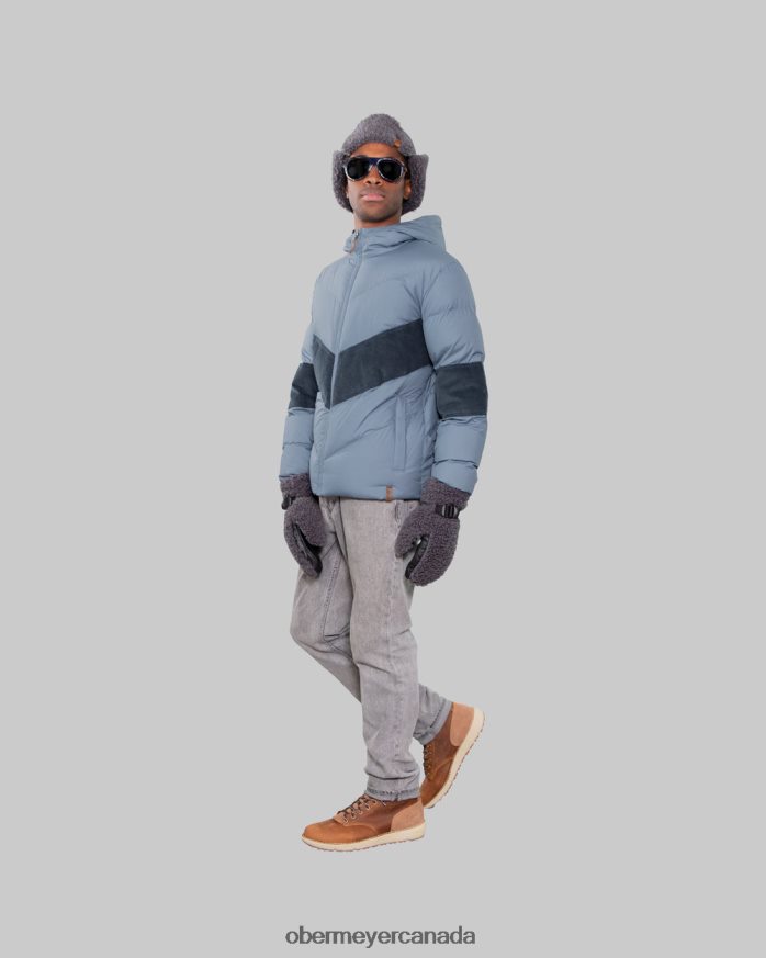 Obermeyer Men Breton Down Jacket PT4J489 Clothing Slated