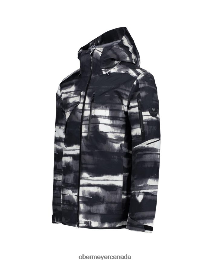 Obermeyer Men Foraker Shell Jacket PT4J484 Clothing Black Out