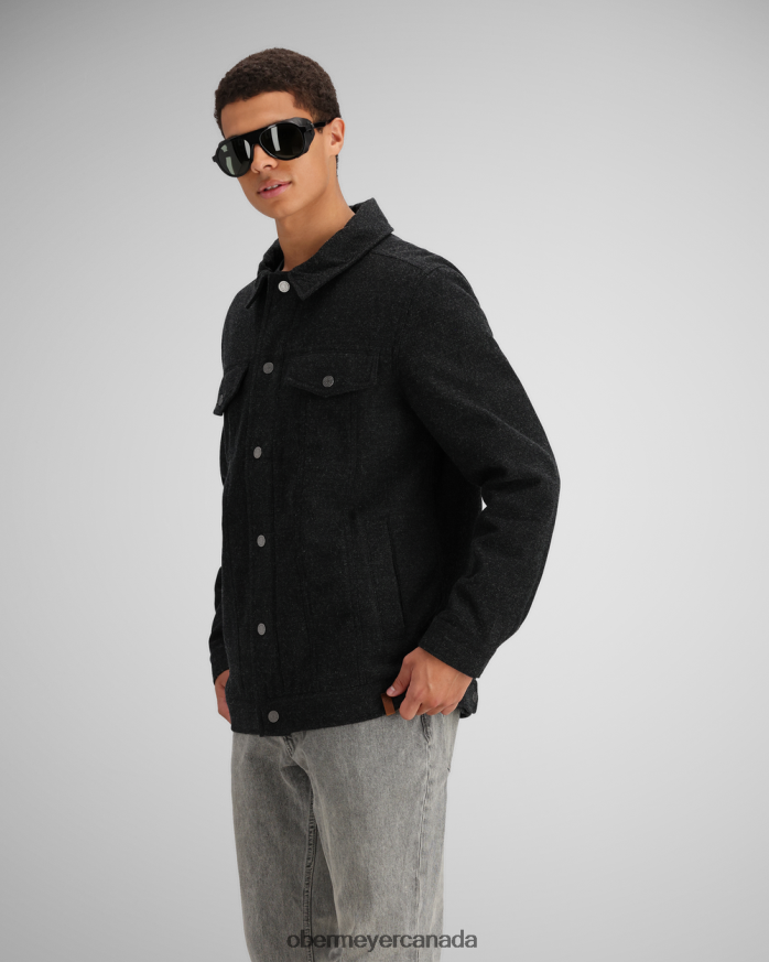 Obermeyer Men Founder Jacket PT4J483 Clothing Black