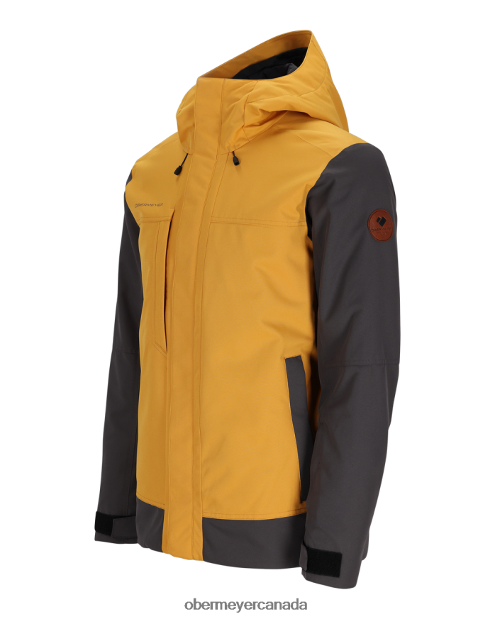 Obermeyer Men Grommet Jacket PT4J434 Clothing Sandstone