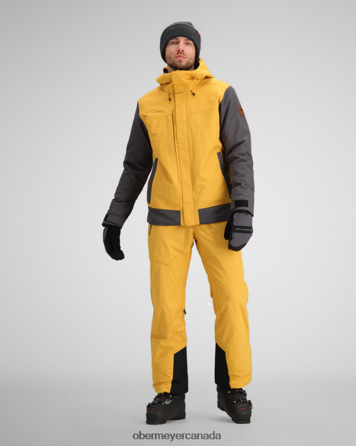 Obermeyer Men Grommet Jacket PT4J434 Clothing Sandstone