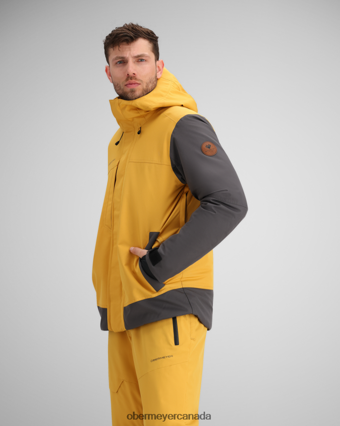 Obermeyer Men Grommet Jacket PT4J434 Clothing Sandstone