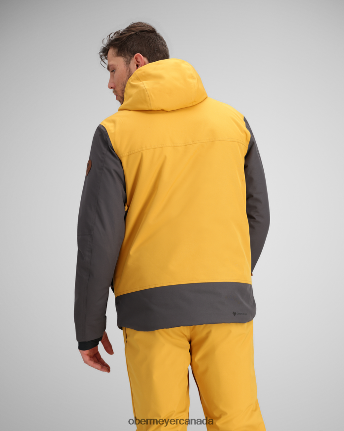 Obermeyer Men Grommet Jacket PT4J434 Clothing Sandstone