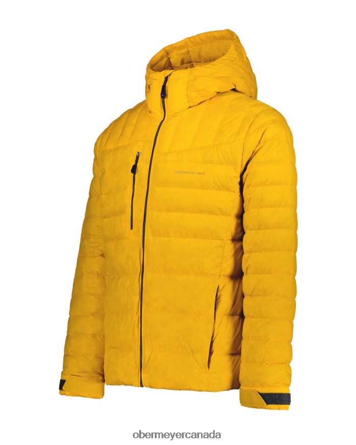 Obermeyer Men Klaus Down Hoody PT4J437 Clothing Golden Hour
