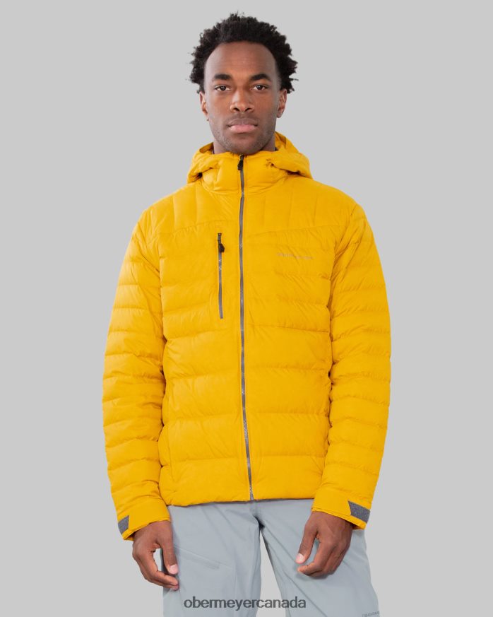 Obermeyer Men Klaus Down Hoody PT4J437 Clothing Golden Hour