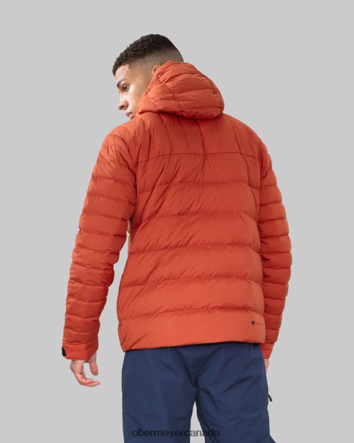 Obermeyer Men Klaus Down Hoody PT4J438 Clothing Russet