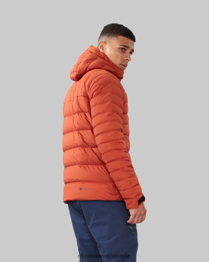 Obermeyer Men Klaus Down Hoody PT4J438 Clothing Russet