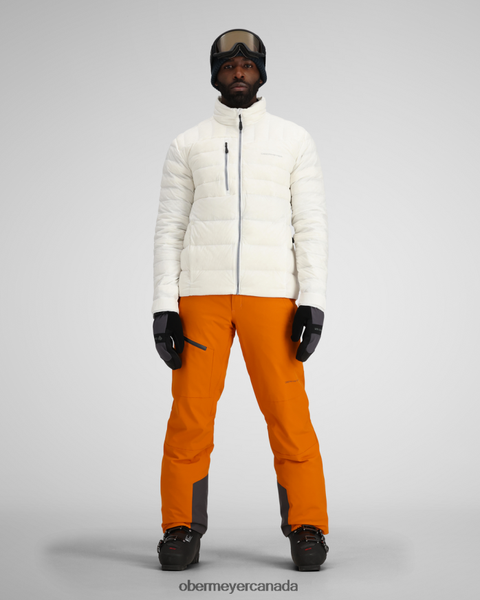 Obermeyer Men Klaus Down Jacket PT4J351 Clothing White