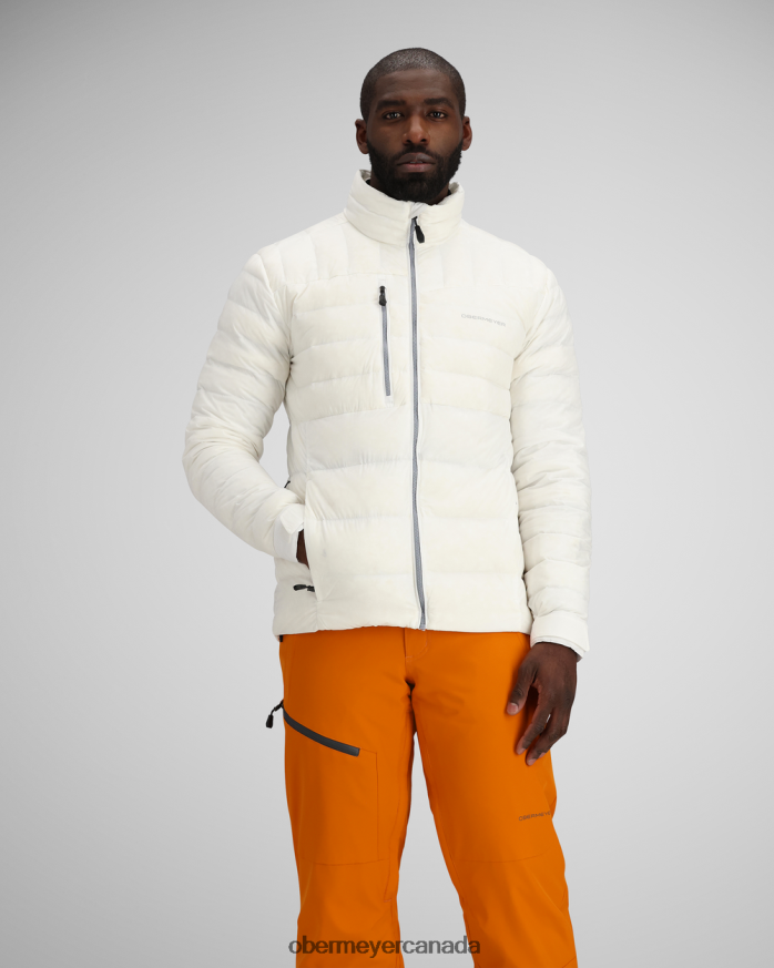 Obermeyer Men Klaus Down Jacket PT4J351 Clothing White