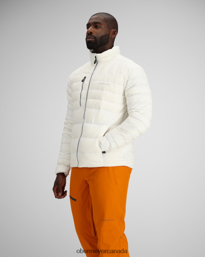 Obermeyer Men Klaus Down Jacket PT4J351 Clothing White