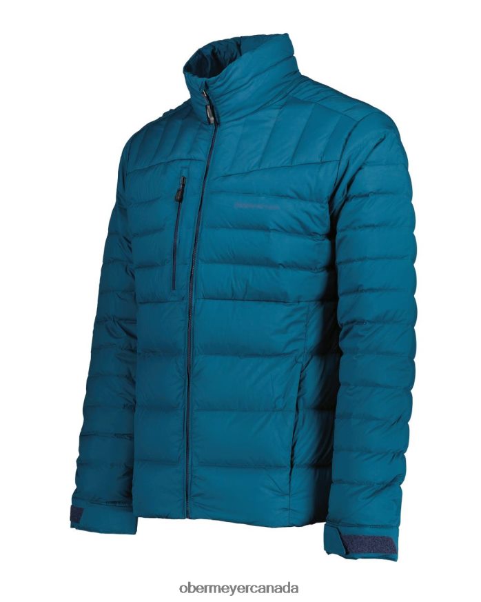 Obermeyer Men Klaus Down Jacket PT4J357 Clothing Blue Agave