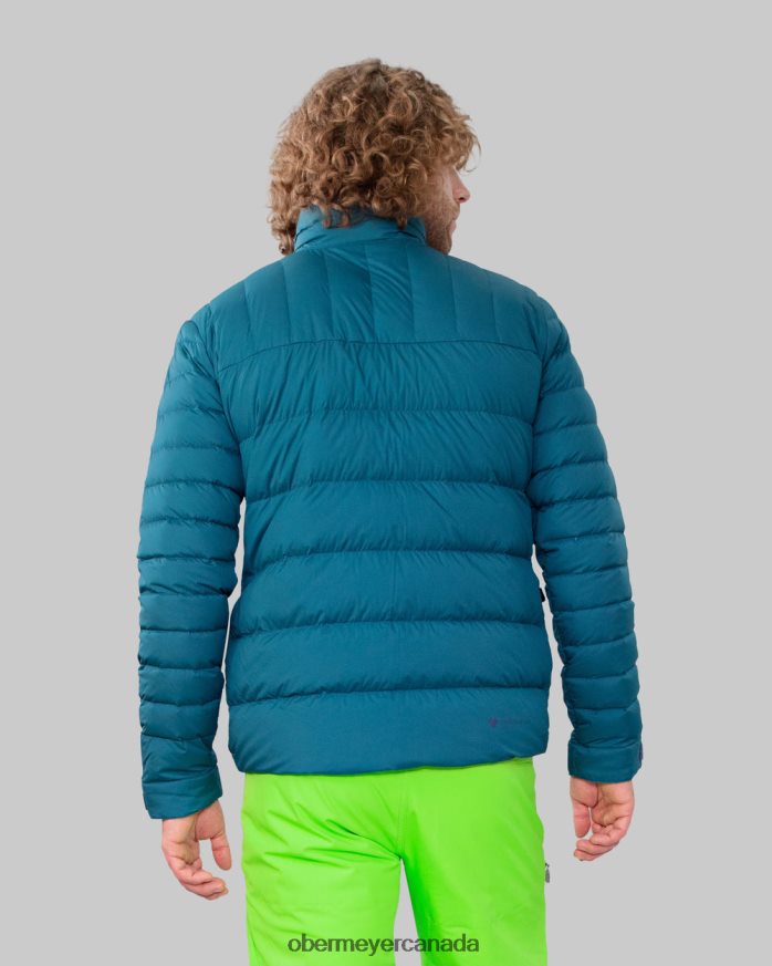 Obermeyer Men Klaus Down Jacket PT4J357 Clothing Blue Agave