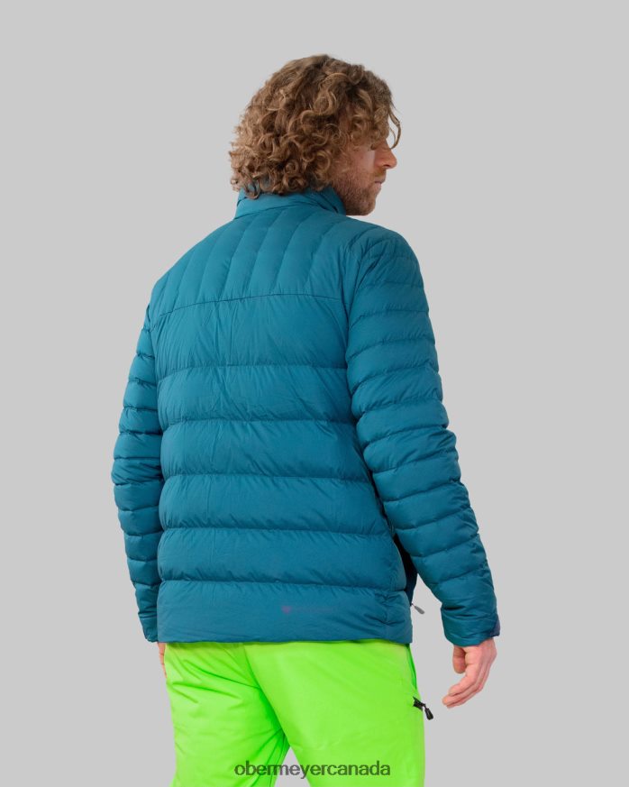 Obermeyer Men Klaus Down Jacket PT4J357 Clothing Blue Agave