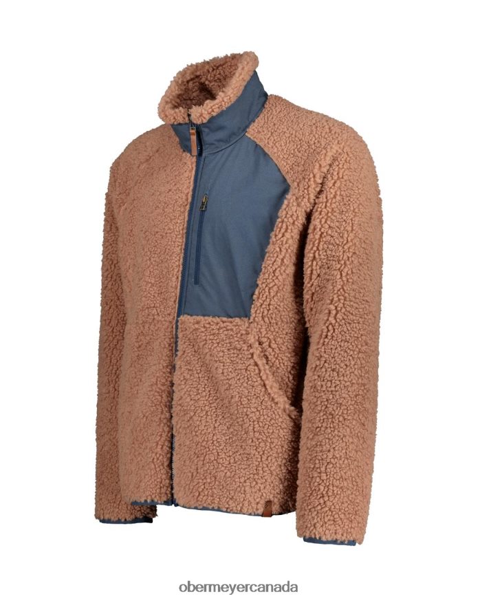 Obermeyer Men Landry Sherpa Jacket PT4J500 Clothing Saddle