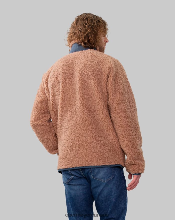 Obermeyer Men Landry Sherpa Jacket PT4J500 Clothing Saddle