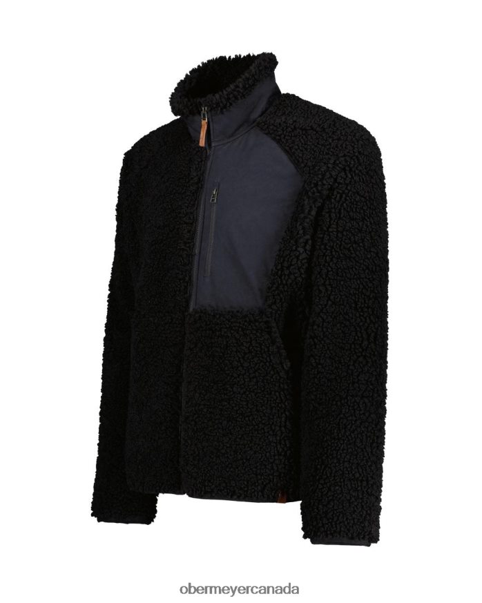 Obermeyer Men Landry Sherpa Jacket PT4J501 Clothing Black