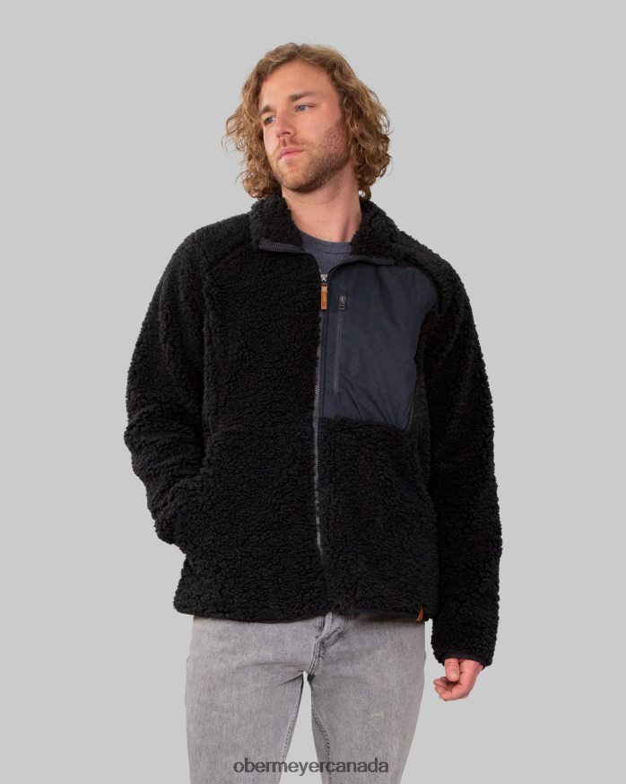 Obermeyer Men Landry Sherpa Jacket PT4J501 Clothing Black