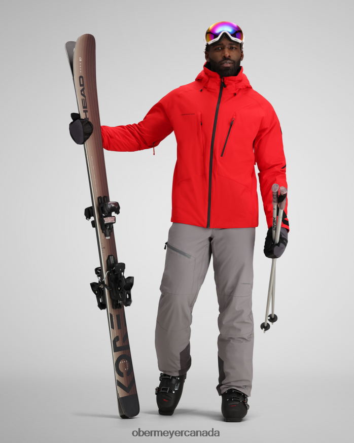 Obermeyer Men Raze Jacket PT4J333 Clothing Brakelight