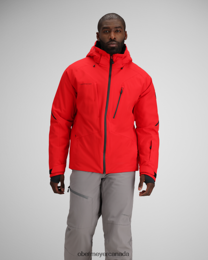 Obermeyer Men Raze Jacket PT4J333 Clothing Brakelight