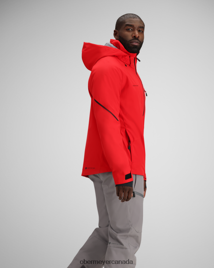 Obermeyer Men Raze Jacket PT4J333 Clothing Brakelight