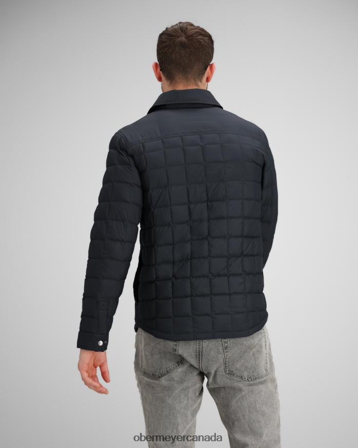 Obermeyer Men Wilder Down Shirt PT4J367 Clothing Black