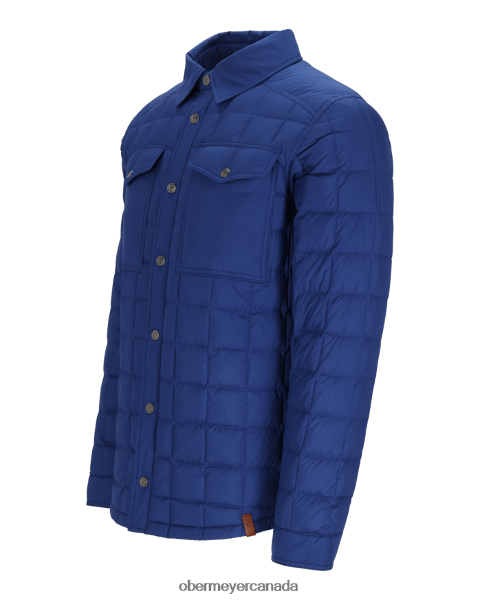Obermeyer Men Wilder Down Shirt PT4J368 Clothing Navy