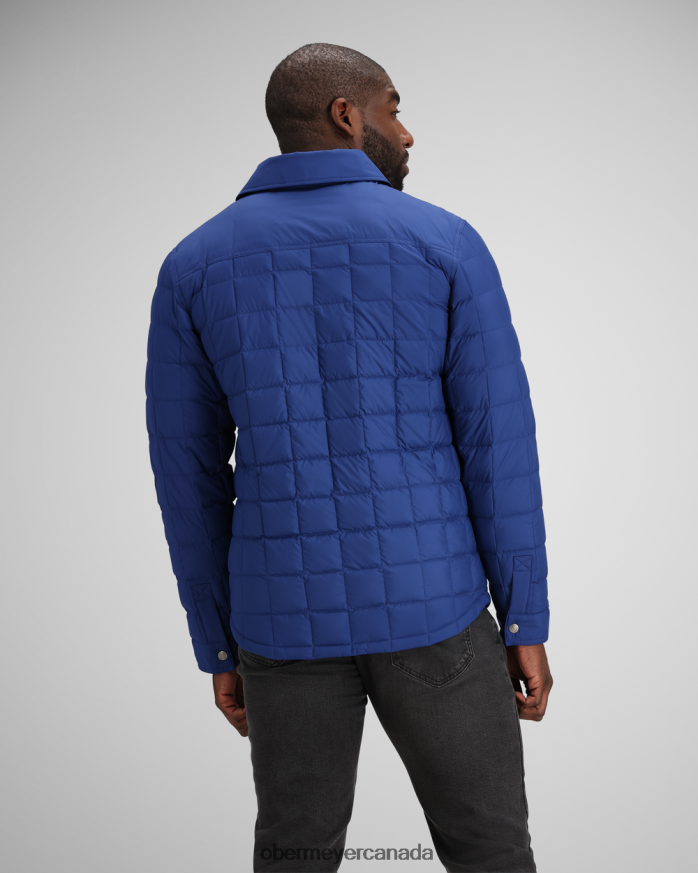 Obermeyer Men Wilder Down Shirt PT4J368 Clothing Navy