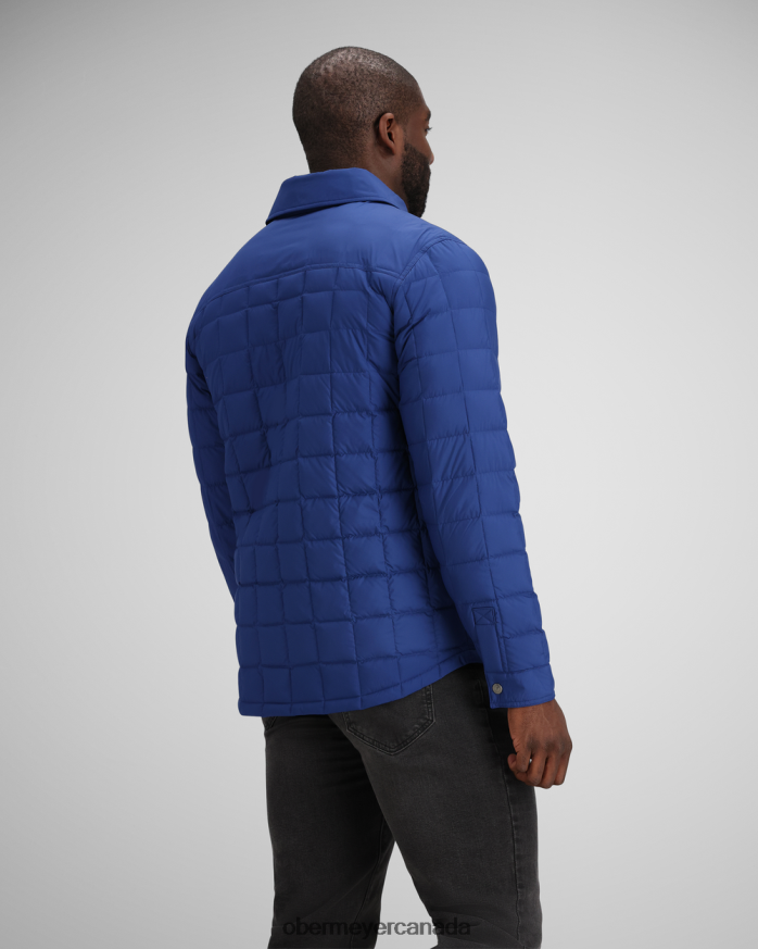 Obermeyer Men Wilder Down Shirt PT4J368 Clothing Navy