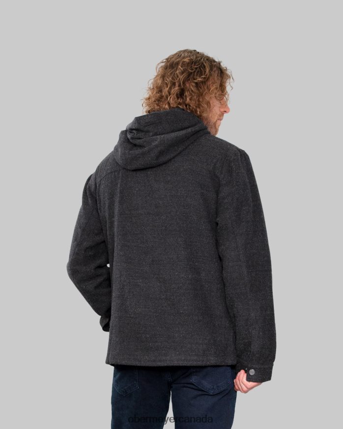Obermeyer Men Wyatt Wooly Jacket PT4J496 Clothing Black