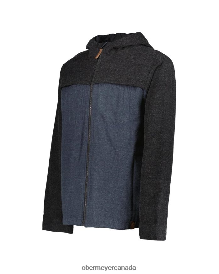 Obermeyer Men Wyatt Wooly Jacket PT4J497 Clothing Raw Indigo