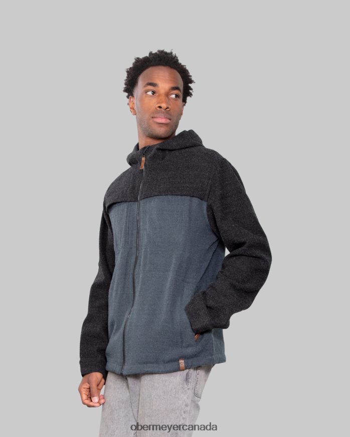 Obermeyer Men Wyatt Wooly Jacket PT4J497 Clothing Raw Indigo