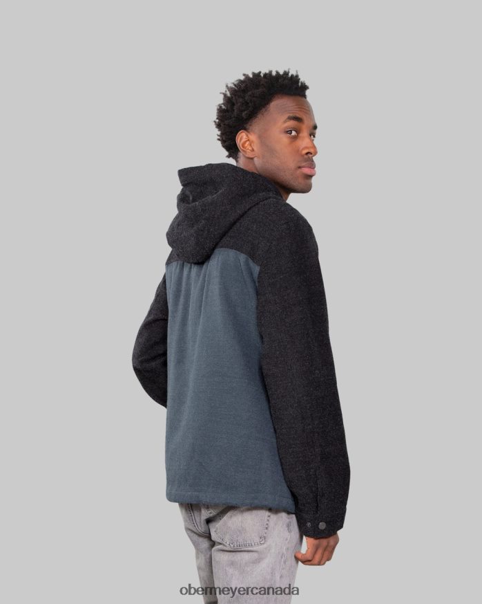 Obermeyer Men Wyatt Wooly Jacket PT4J497 Clothing Raw Indigo