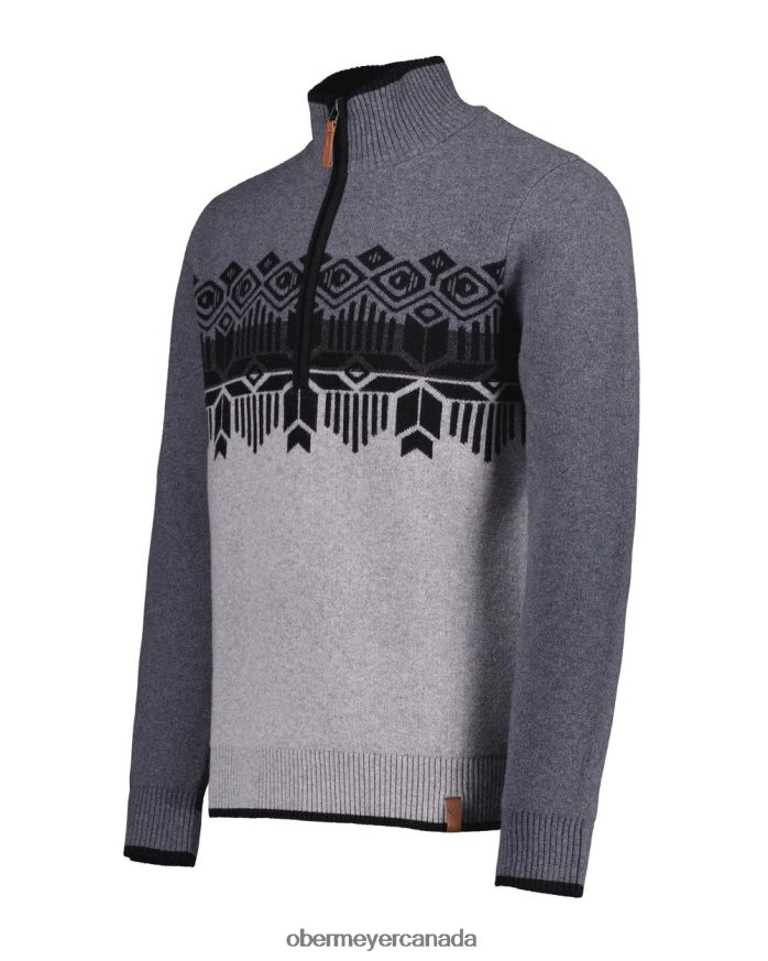Obermeyer Men Brady 1/2 Zip Sweater PT4J463 Clothing Knightly