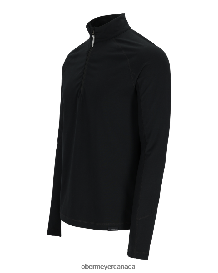 Obermeyer Men Flex 1/4 Zip PT4J376 Clothing Black