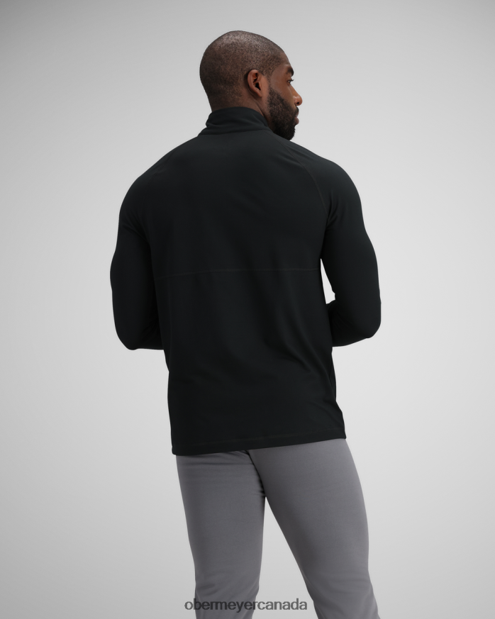 Obermeyer Men Flex 1/4 Zip PT4J376 Clothing Black