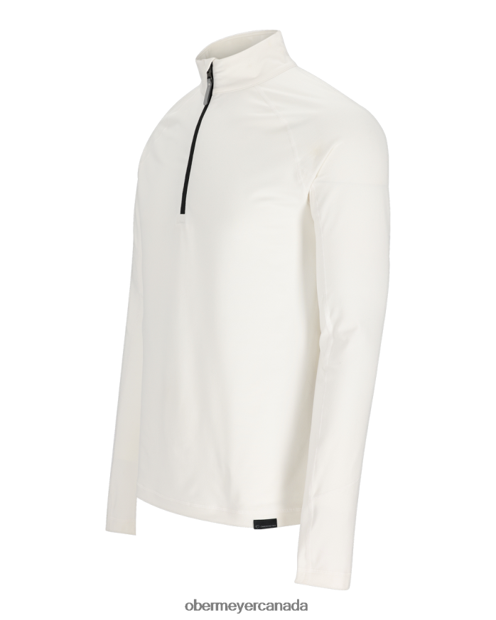 Obermeyer Men Flex 1/4 Zip PT4J377 Clothing White