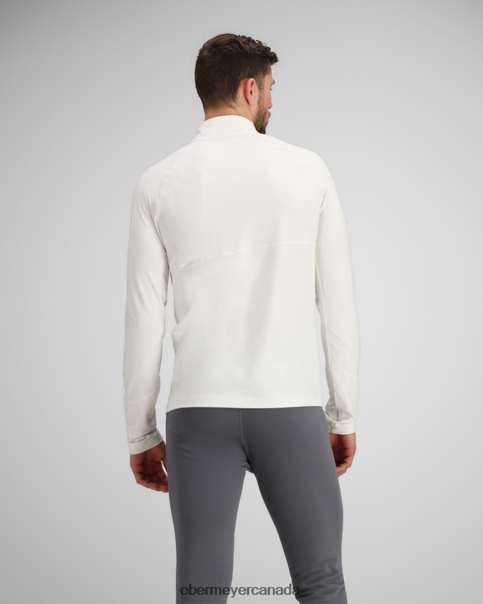 Obermeyer Men Flex 1/4 Zip PT4J377 Clothing White
