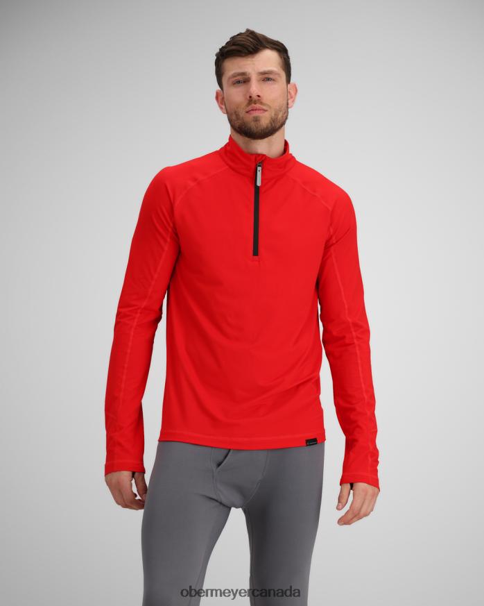 Obermeyer Men Flex 1/4 Zip PT4J378 Clothing Brakelight