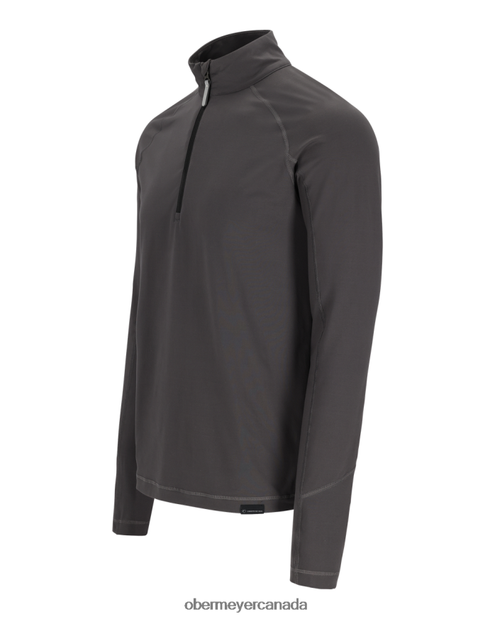 Obermeyer Men Flex 1/4 Zip PT4J380 Clothing Basalt