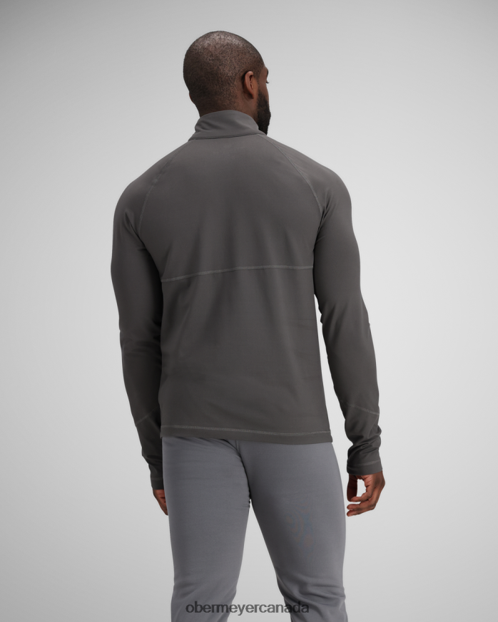 Obermeyer Men Flex 1/4 Zip PT4J380 Clothing Basalt