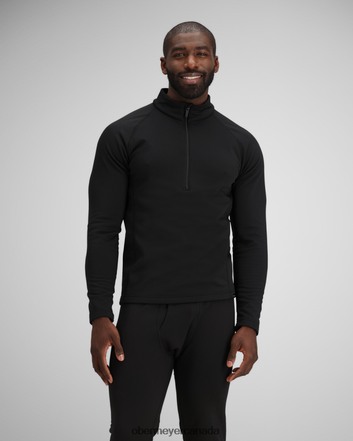 Obermeyer Men UltraGear 1/4 Zip PT4J474 Clothing Black